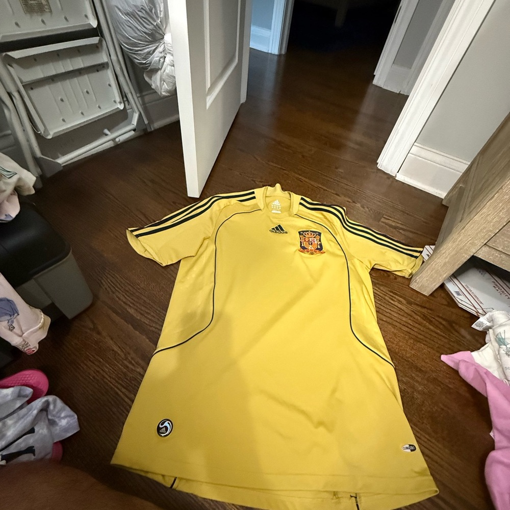 Adidas spain Yellow Soccer Jersey